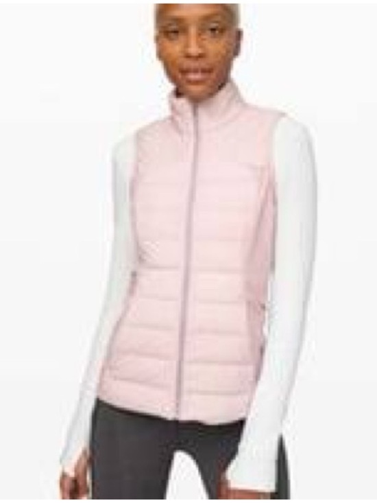 lululemon athletica Jackets & Blazers - lululemon athletica pale pink quilted vest 761